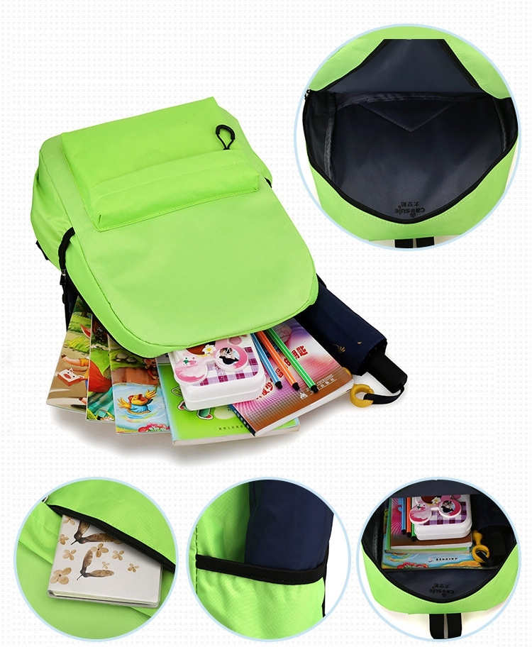 ROCONTRIP School Bag Double Shoulder Straps Backpack