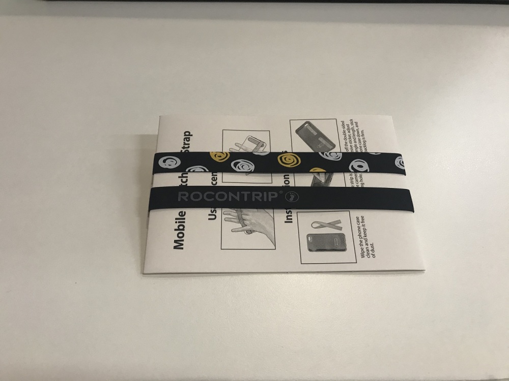 ROCONTRIP Silicone Strap Expandable Smartphone Wrap Handgrip Belt Finger Strap Smartphone Band Lightweight, Anti Drop Straps 2 pieces