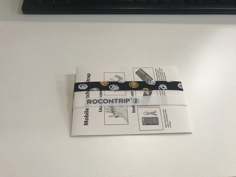 ROCONTRIP Silicone Strap Expandable Smartphone Wrap Handgrip Belt Finger Strap Smartphone Band Lightweight, Anti Drop Straps 2 pieces