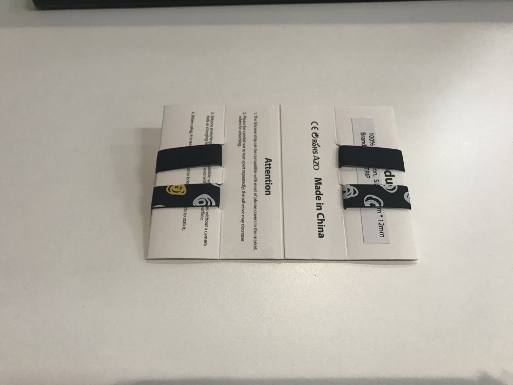 ROCONTRIP Silicone Strap Expandable Smartphone Wrap Handgrip Belt Finger Strap Smartphone Band Lightweight, Anti Drop Straps 2 pieces