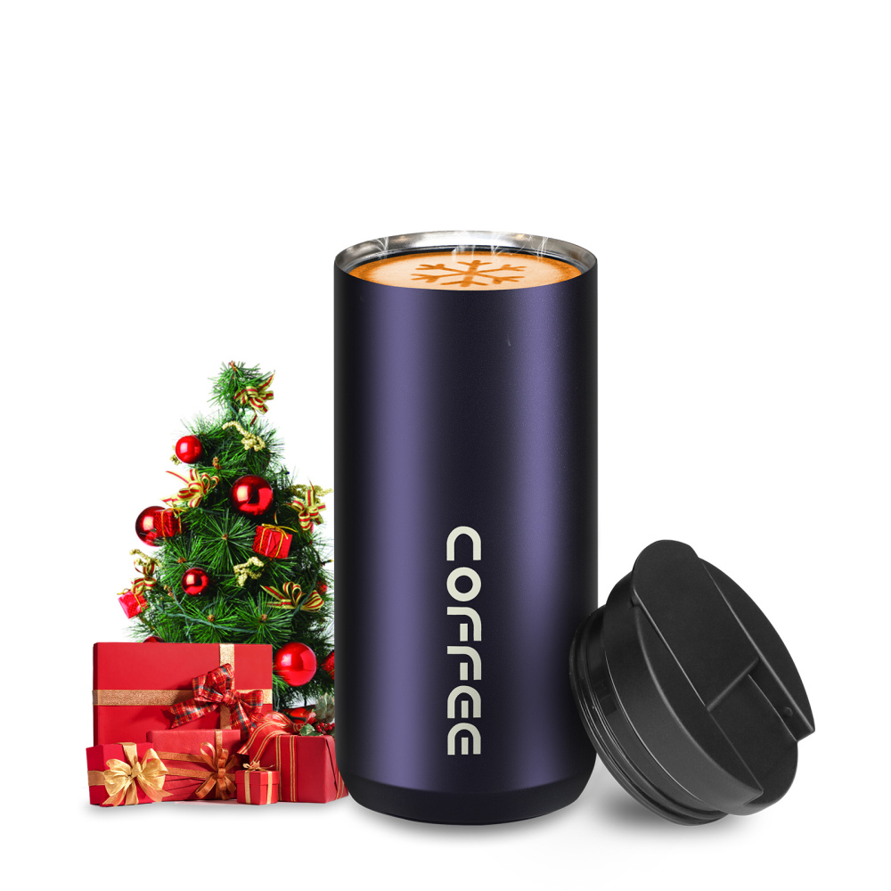 Travel Mug, Stainless Steel Insulated Coffee Cup with Leakproof Lid Eco-Friendly Reusable Cup for Coffee and Tea for Hot & Cold Drinks When- & Whereve