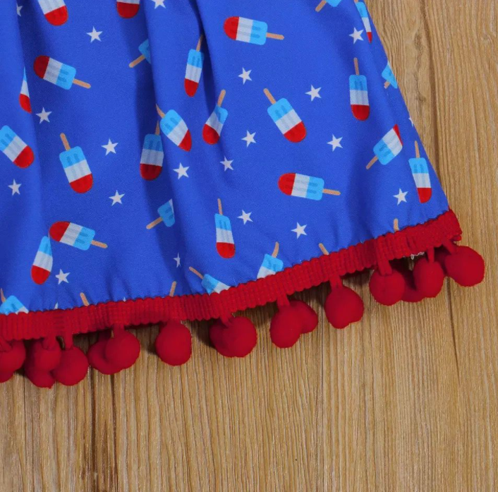 Girls Swimsuits Two Piece Bathing Suit Sets 3D Printed Bling Swimwear