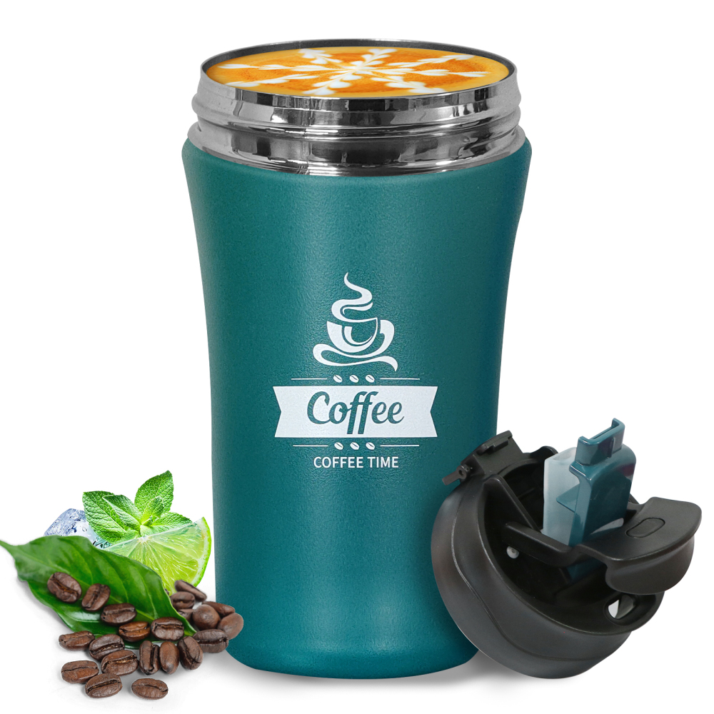 Tumbler Double Wall Vacuum Insulated Coffee Travel Mug Stainless Steel Tumbler Bulk with Lid and Straw Powder Coated Insulated Coffee Cup for Cold & H