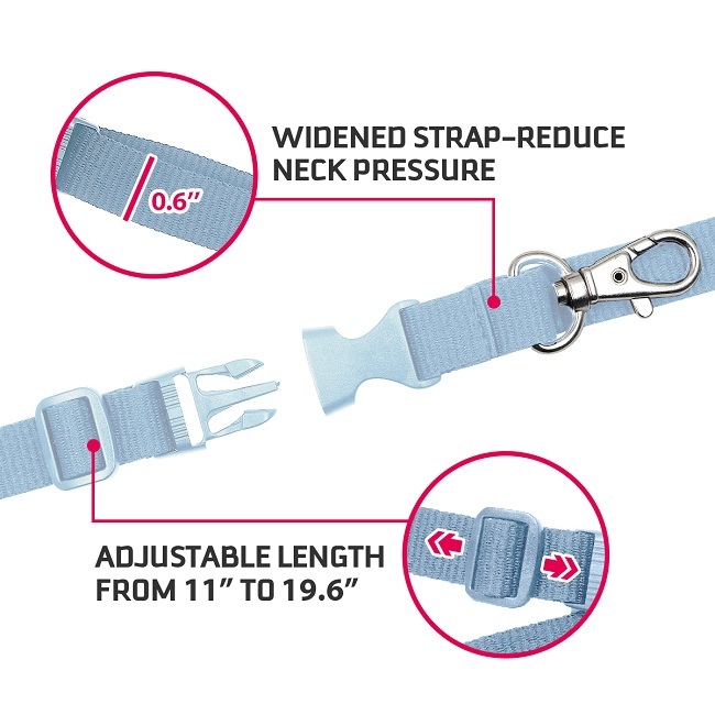 ROCONTRIP New Soft Silicone Lanyard Case Cover Holder Sling Adjustable Necklace Strap For Phones