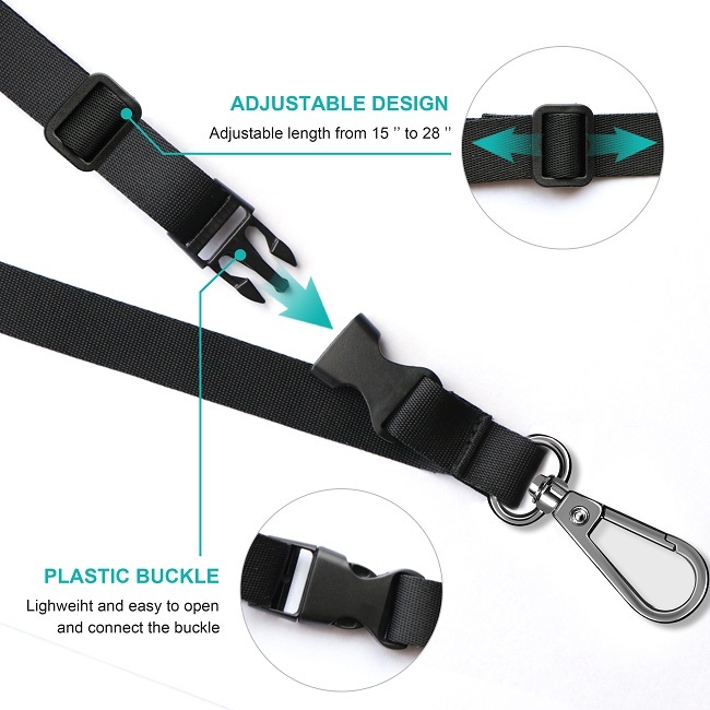 ROCONTRIP Crossbody Phone Lanyard Patch Neck Strap Lanyard with Detachable Neckstrap Compatible with Most Smartphone