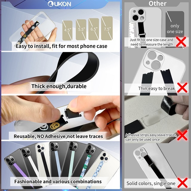 2022 Upgrade Design UKON Silicone Phone Grip