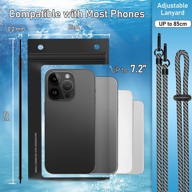 Rocontrip Waterproof Phone Pouch