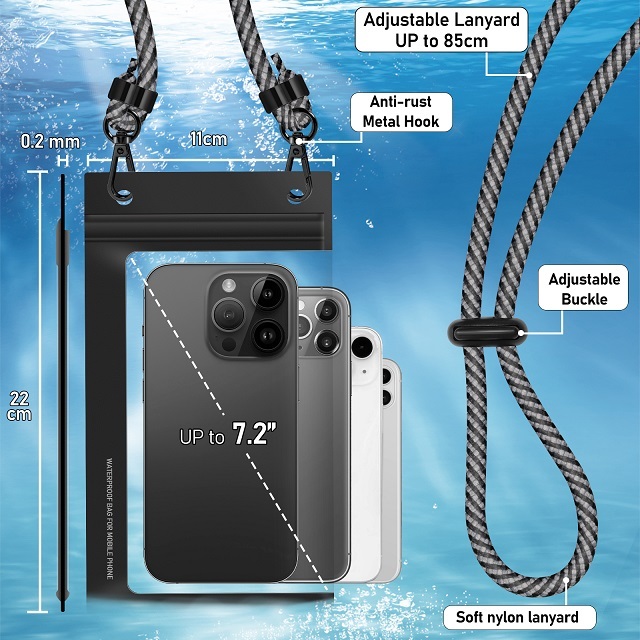 Rocontrip Waterproof Phone Pouch