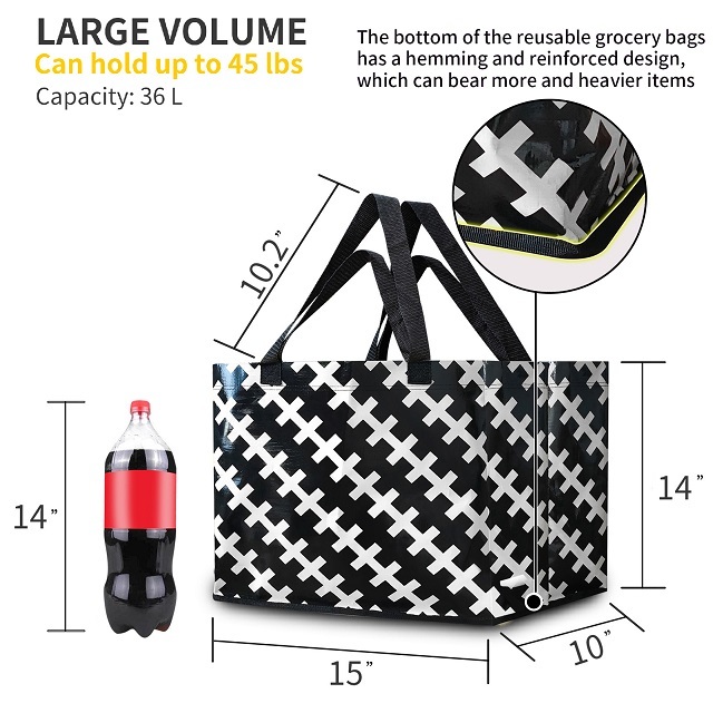 ROCONTRIP Reusable Grocery Bags