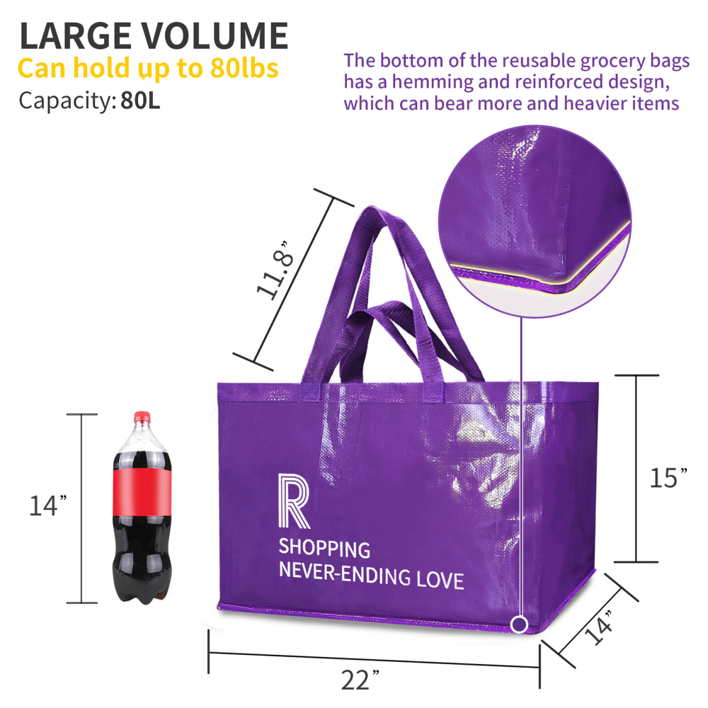 ROCONTRIP Reusable Grocery Bags