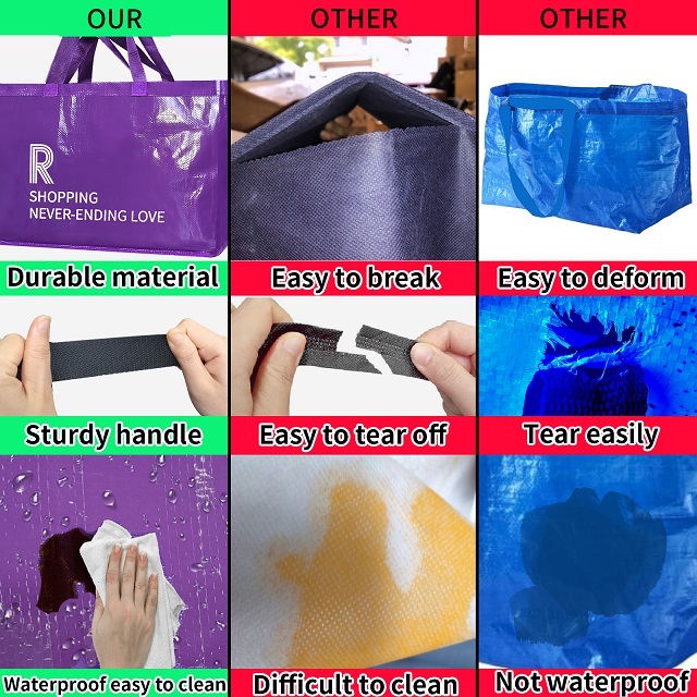 ROCONTRIP Reusable Grocery Bags