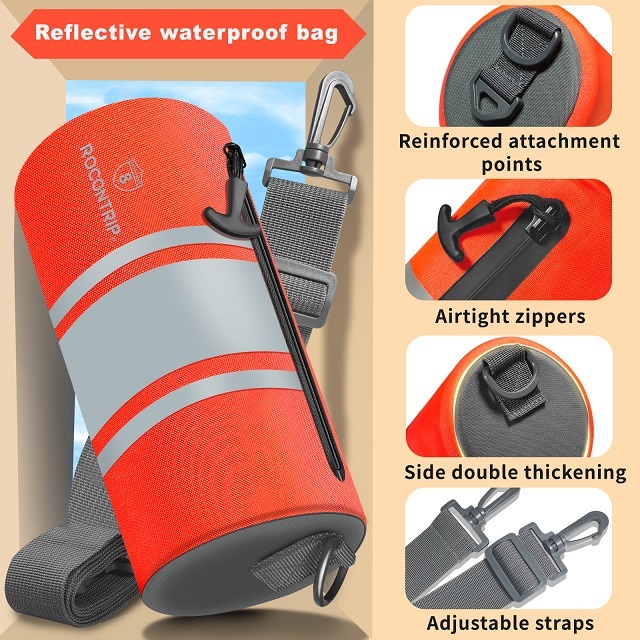 2023 New Version ROCONTRIP Waterproof Crossbody Bag