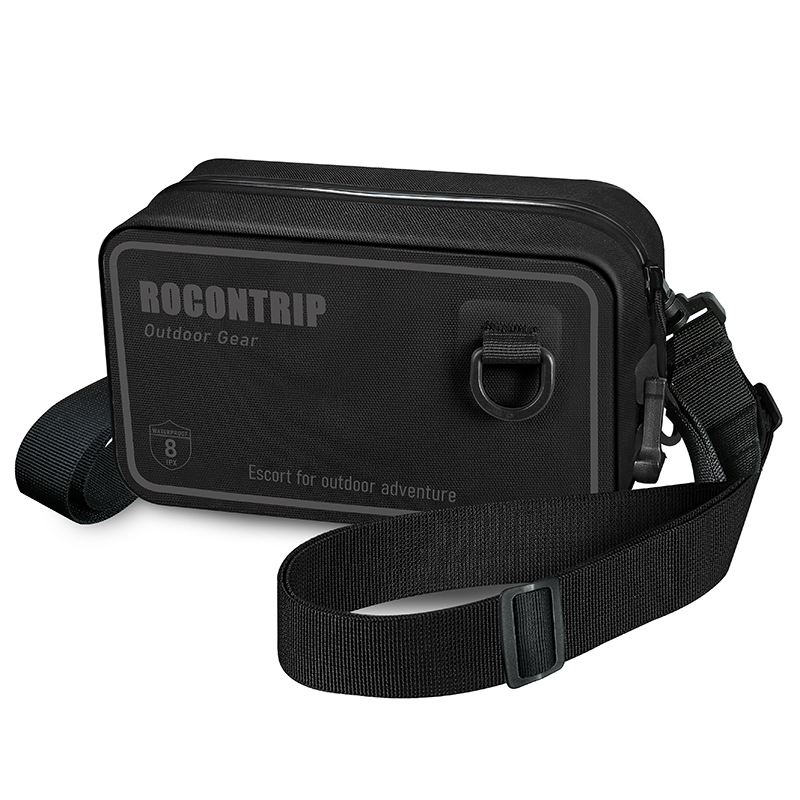 100% Waterproof Dry Bag, Dry Waist Pack Sling Bag with Adjustable Strap Airtight Zipper Closure Lightweight Crossbody Dry Bag for Swimming,Snorkelling and Kayaking