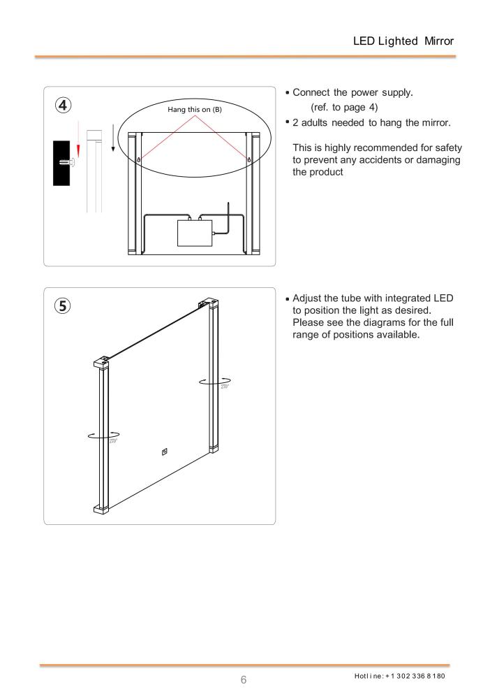 V21 LED Lighted Mirror