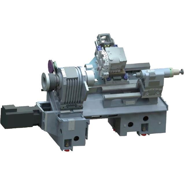 SH-150L 30 Degree Slant Bed Turning and Milling Compound Machine Compact Mini Lathe