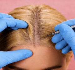 Implanted Synthetic Hair