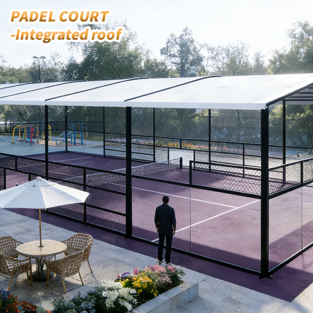PADEL COURT-Integrated roof
