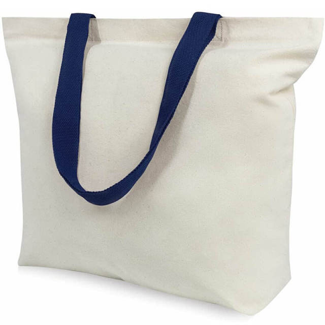 Custom Print Logo Eco Friendly Cotton Canvas Fabric Reusable Jute Linen Cloth Large Tote Grocery Bag With Zipper Pouch for Shop