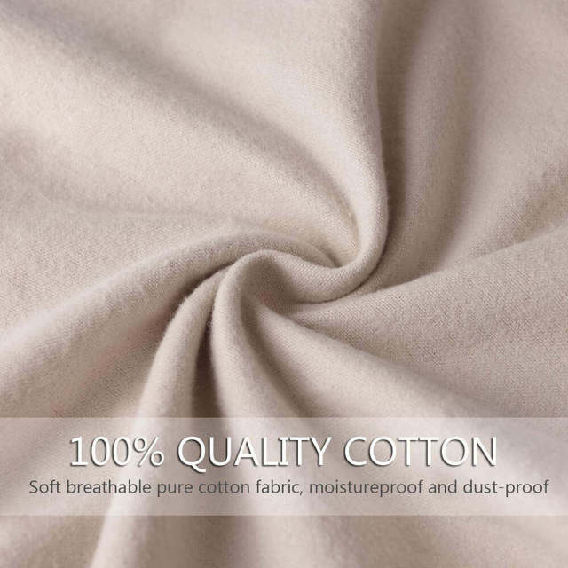 Custom White Flannel Brushed Thick Cotton Draw String Dust Bag for Handbag