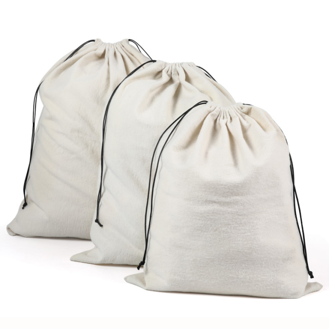 Custom Yellow Flannel Dust Bag for Handbag