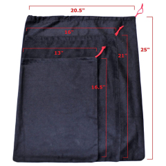 Custom Calico Dustbag Cotton Drawstring Pouch Bag Packaging Purses Dust Bag for Handbag