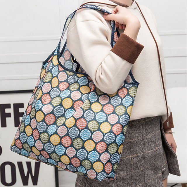 2021 Oem Oxford Grocery Bag Custom Eco Friendly Water Proof Resistant Reusable Calico Cloth Maevn Bazar Florist Tote Carry Pouch