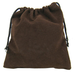 Custom Drawstring Flannel Shoe Pouch Bag