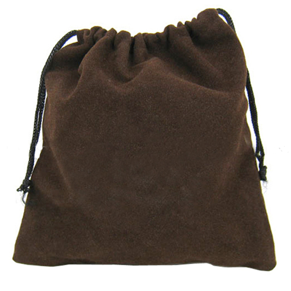 Custom Drawstring Flannel Shoe Pouch Bag