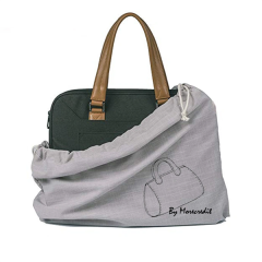 Custom Print Logo Large Pink Satin Purse Drawstring  Dust Covers for Handbags