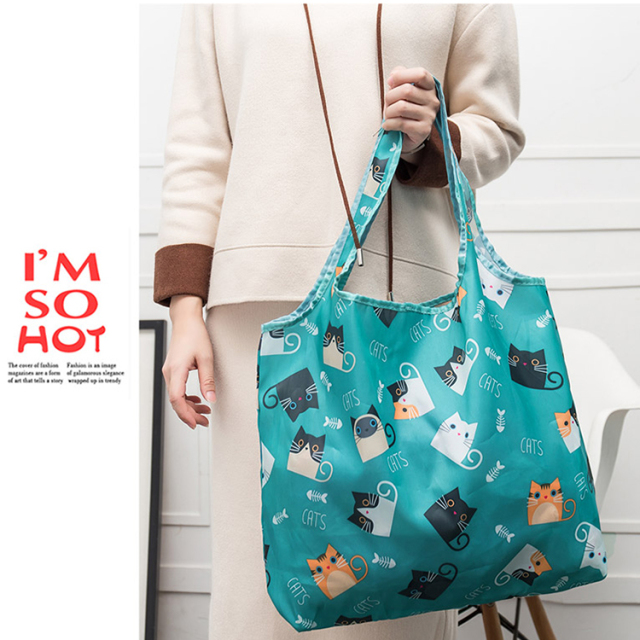 2021 Oem Oxford Grocery Bag Custom Eco Friendly Water Proof Resistant Reusable Calico Cloth Maevn Bazar Florist Tote Carry Pouch