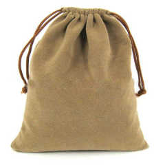 Custom Drawstring Flannel Shoe Pouch Bag