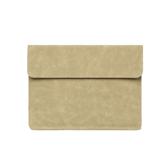 Leather Nylon Business Notebook Envelope Women Sleeve Case Stand Computer Polyester Laptop Cover Bag 13 Inch for Macbook Air Pro