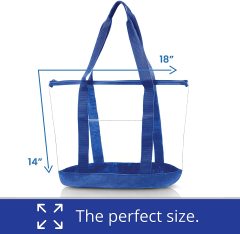 Custom 2022 Fashion Clear PVC Tote Shopping Bags Women Handbags Ladies