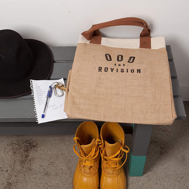 Custom Environmental Friendly Reusable Grocery Ecobag 55% Jute 45% Cotton Canvas Tote Shopping Bag With Leather Handle