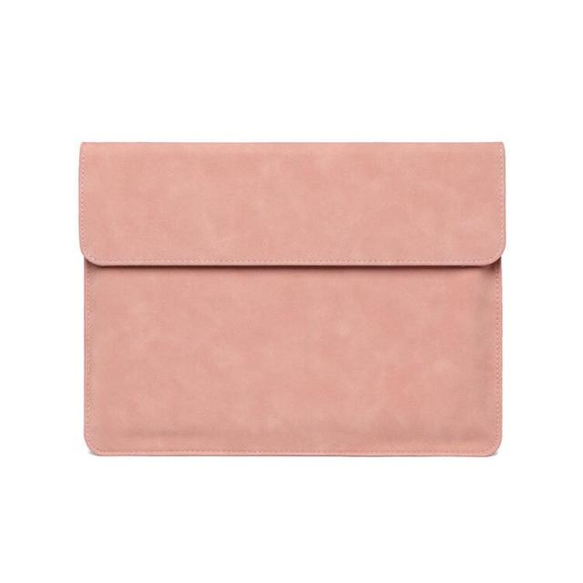 Leather Nylon Business Notebook Envelope Women Sleeve Case Stand Computer Polyester Laptop Cover Bag 13 Inch for Macbook Air Pro