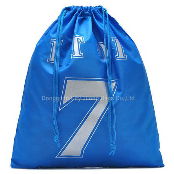 Custom Polyester Soccer Football Shoe Bag With Silk Screen Print Logo