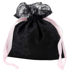 Custom Printed Jewelry Pouches Lace Drawstring Bag