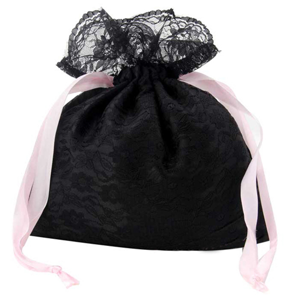 Custom Printed Jewelry Pouches Lace Drawstring Bag
