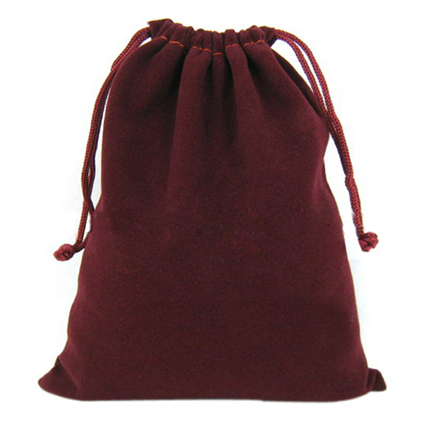 Custom Drawstring Flannel Shoe Pouch Bag
