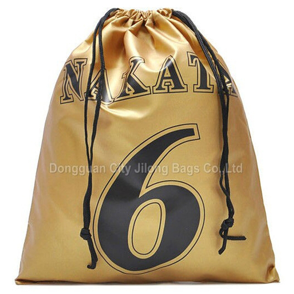 Custom Polyester Soccer Football Shoe Bag With Silk Screen Print Logo