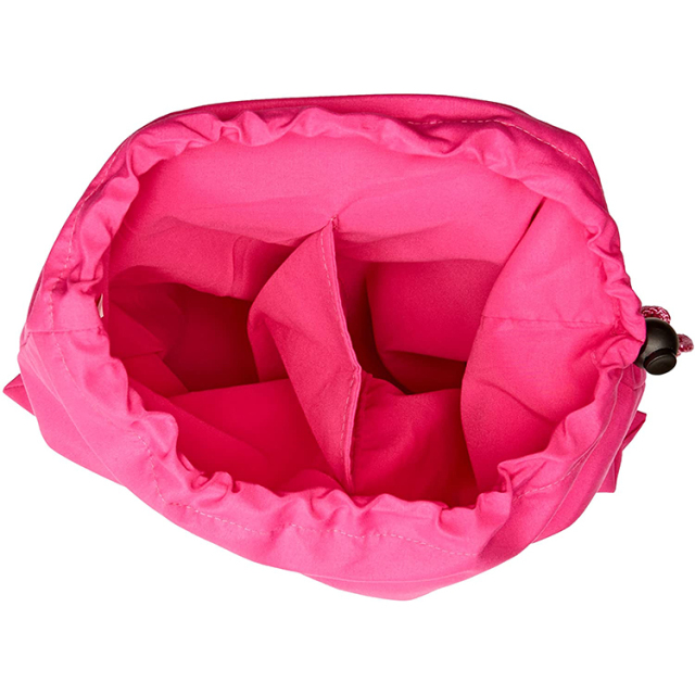 Fashion Custom Polyester Satin  Drawstring High Heel Shoe Dust Bag With Divider