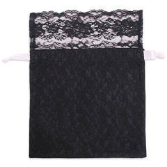 Custom Printed Jewelry Pouches Lace Drawstring Bag