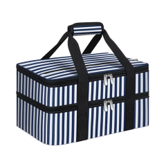 Brand Linen Unisex Double Handle Peacock Pattern Floral Decoration Gift Tote Bags