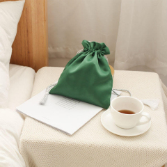 Vintage Portable Jewelry and Cosmetic Drawstring Pouches