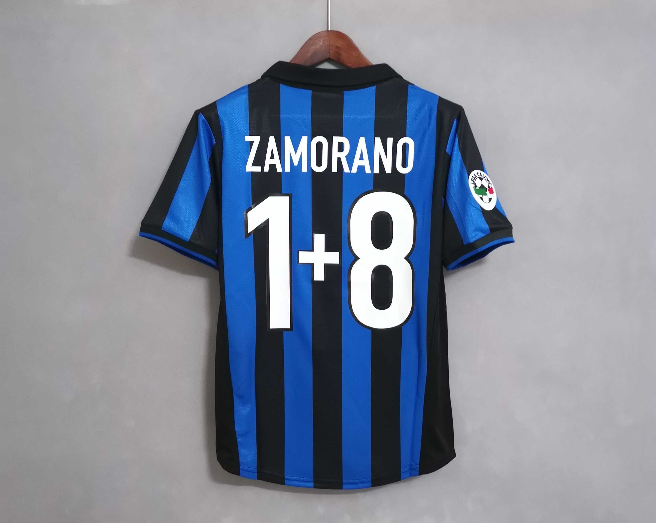 Inter Milan Retro Jersey Custom Home Soccer Jersey 1998/99