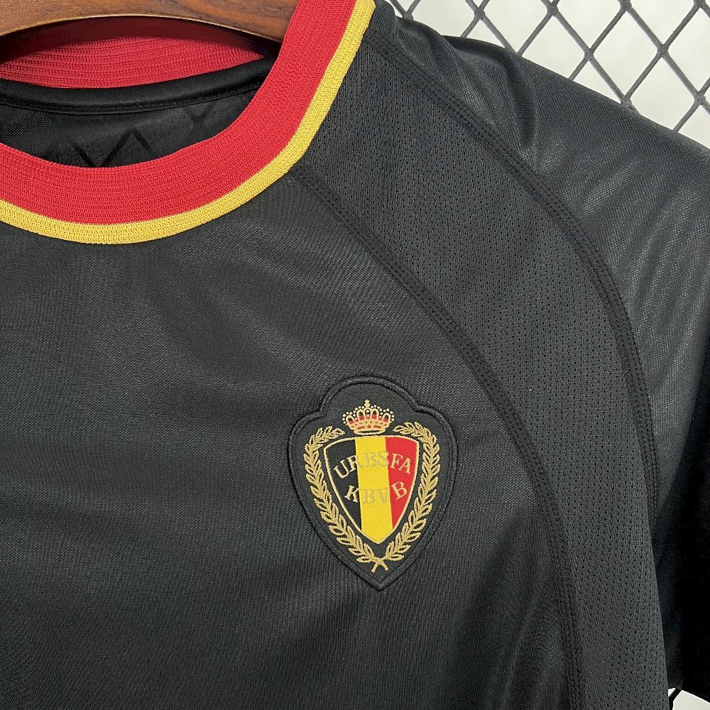 Belgium Retro Soccer Jersey Away Custom Shirt 2000