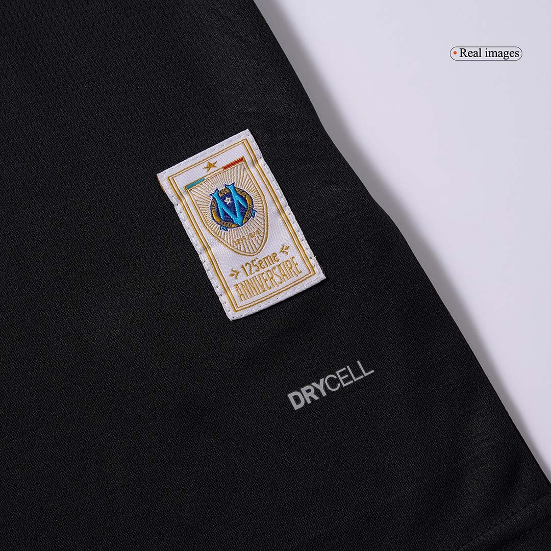 Marseille Soccer Jersey 125th Anniversary Black Custom Shirt 2024/25