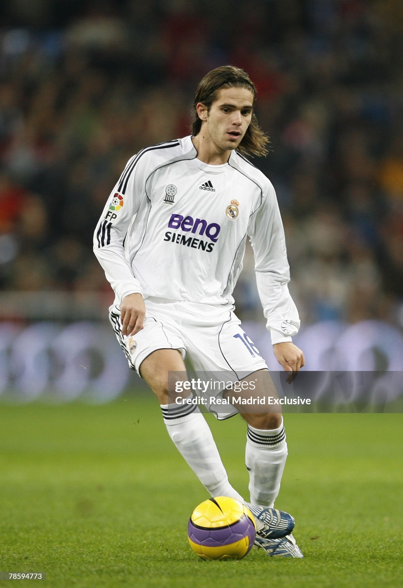 Real Madrid Retro Authentic Jersey Home Soccer Shirt 2006/07