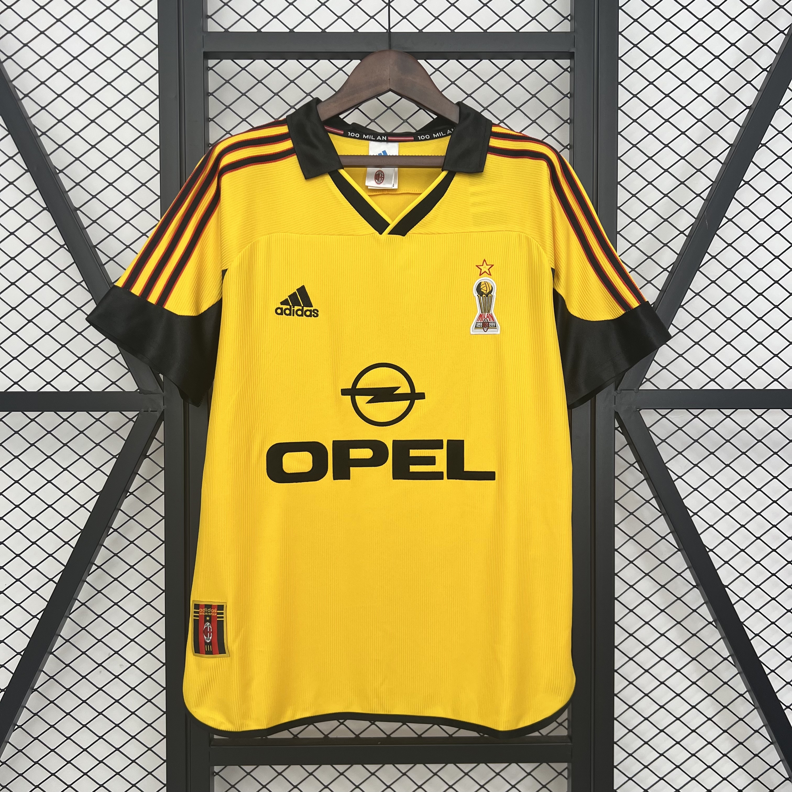 AC Milan Retro Soccer Jersey Away Custom Shirt 1999/00