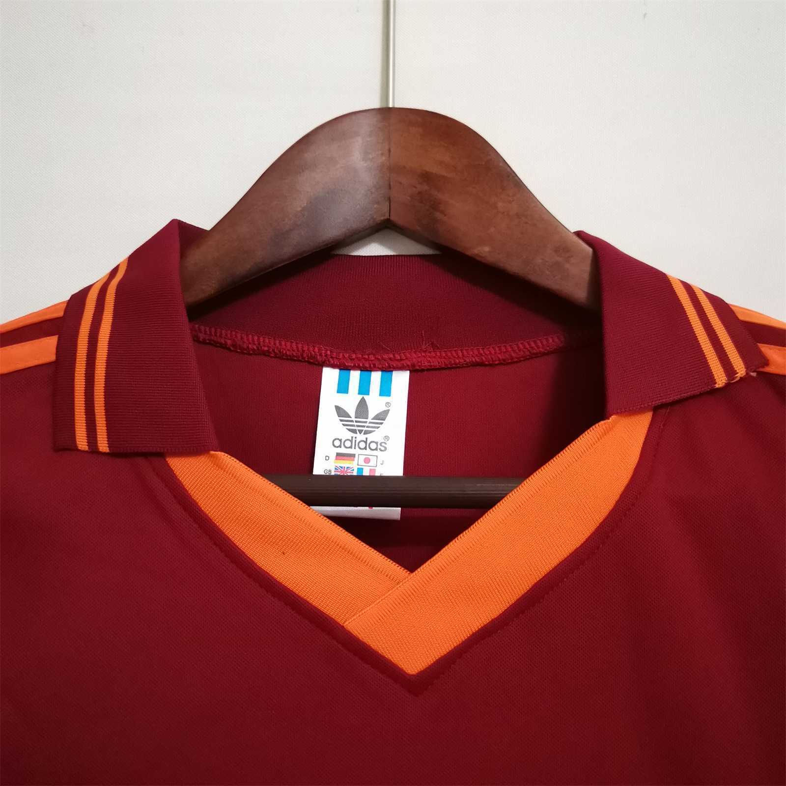Roma Retro Soccer Jersey Home Custom Shirt 1992/94